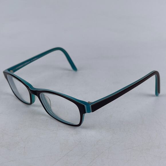Rhodesian Denmark 1700 Women‎ Eyeglasses Frame Black Blue Plastic 50-16-135mm